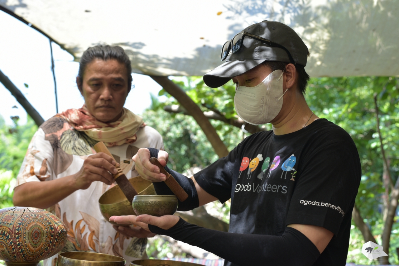 WWFxAgoda - กิิจกรรมเรียนรู้วิถีชุมชนบางกะเจ้้า ณ ศูนย์การเรียนรู้บ้านบางกระสอบ(หอมป่าจาก)
