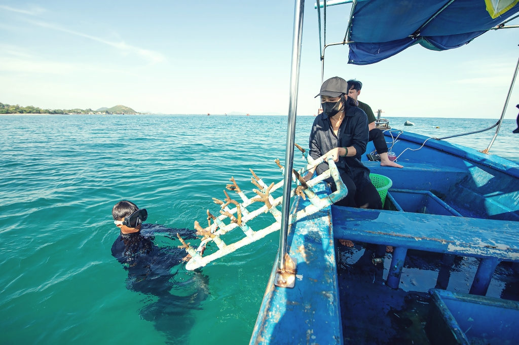 โครงการ Coral reef restoration ณ ค่ายวิทยาศาสตร์ทางทะเลและการอนุรักษ์ โดย EPSON